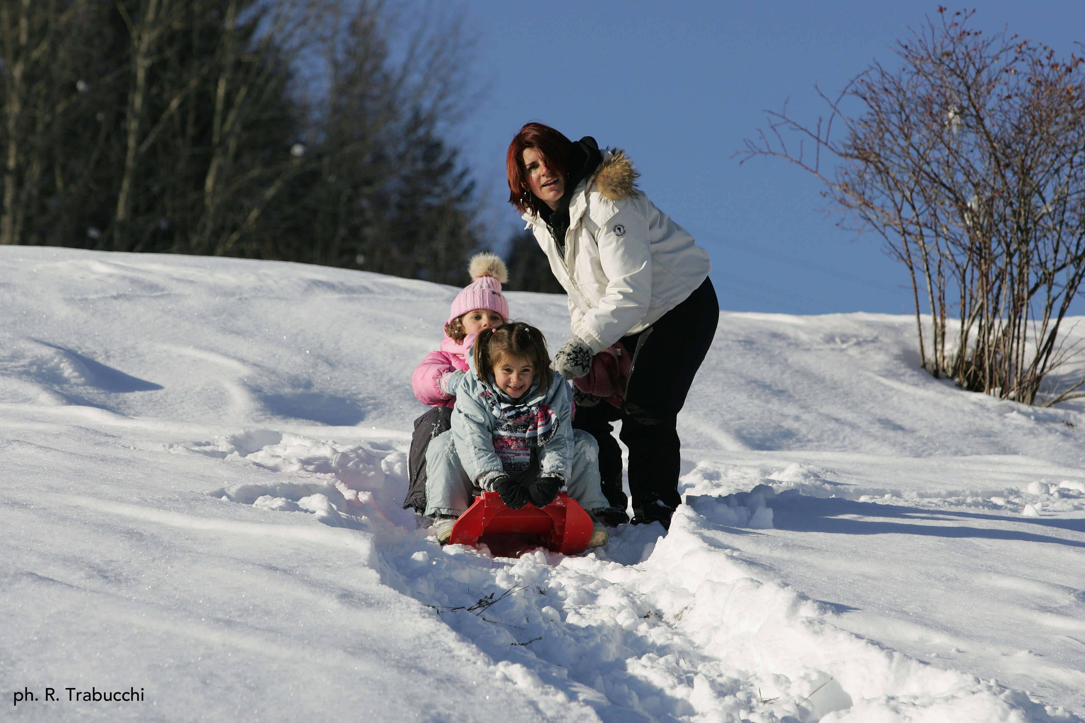 Giocare sulla neve a Livigno